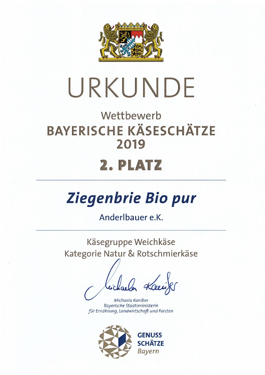 Bayerische Käseschätze 2019